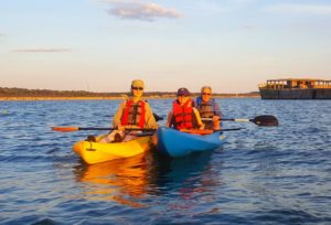 kayak on the Chesapeake bay